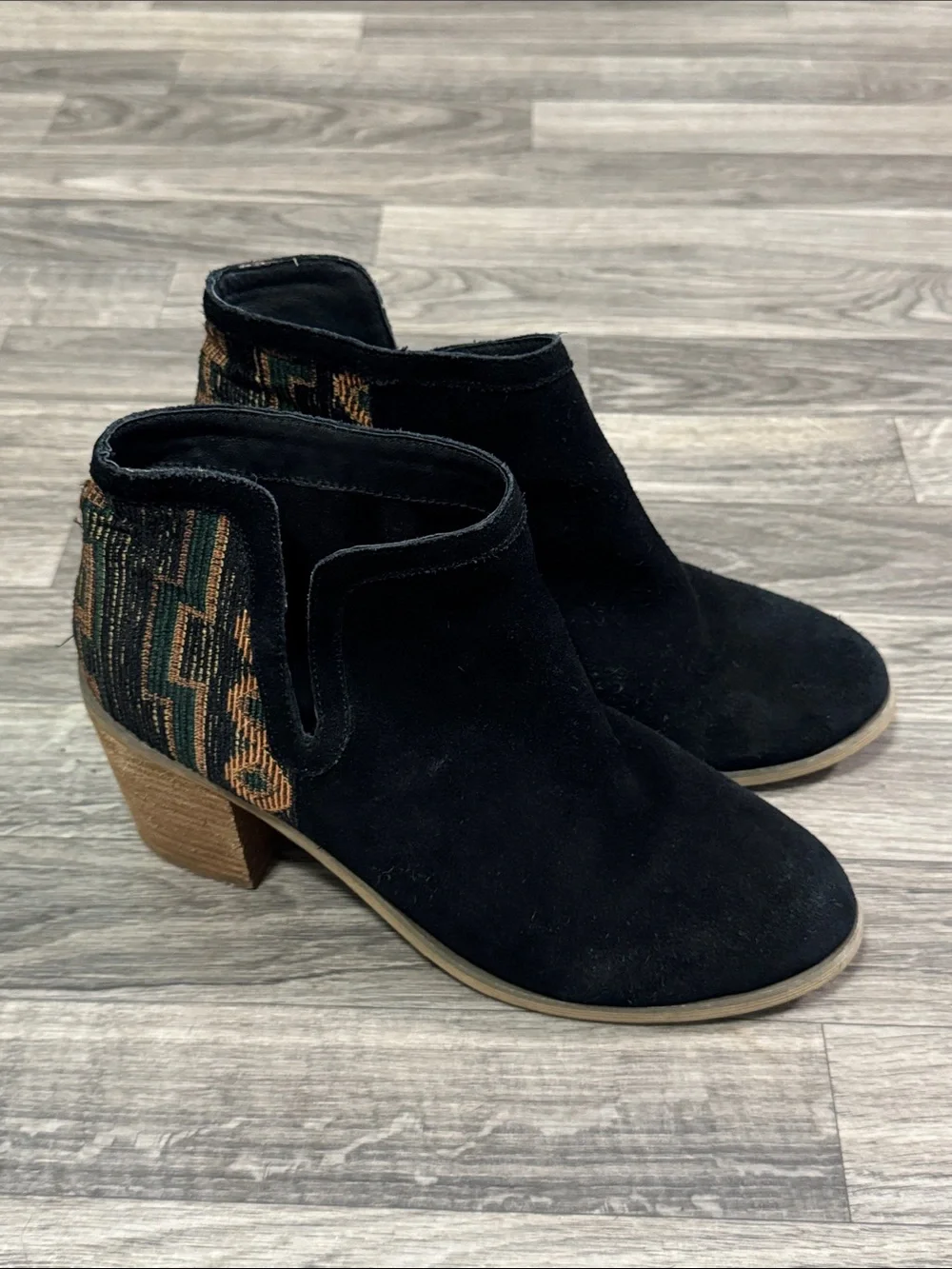 Rag & Co. Carla suede leather ankle booties women’s sz 10